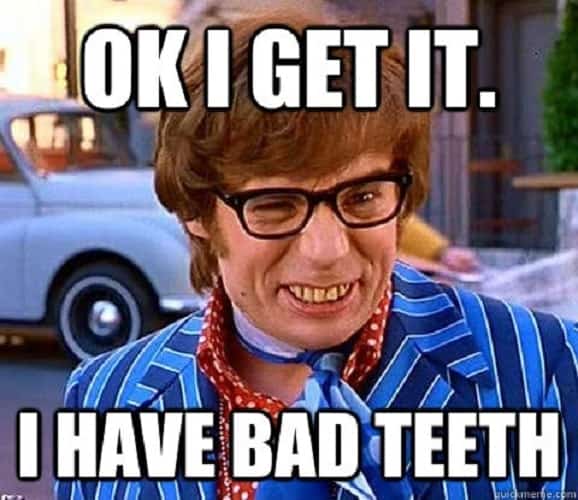 humorous dental meme