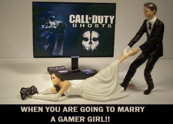funny meme regarding gamer girl