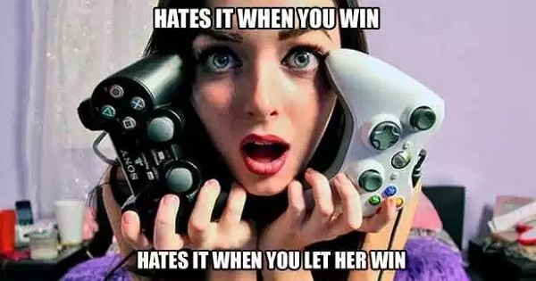 funny meme for gamer girl