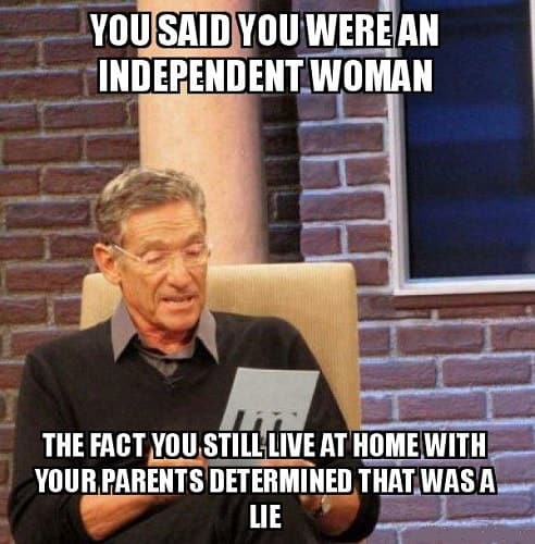 independent woman memes