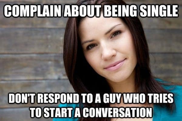memes for women about being single