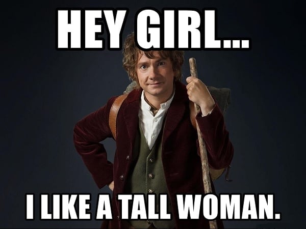 memes about tall girl