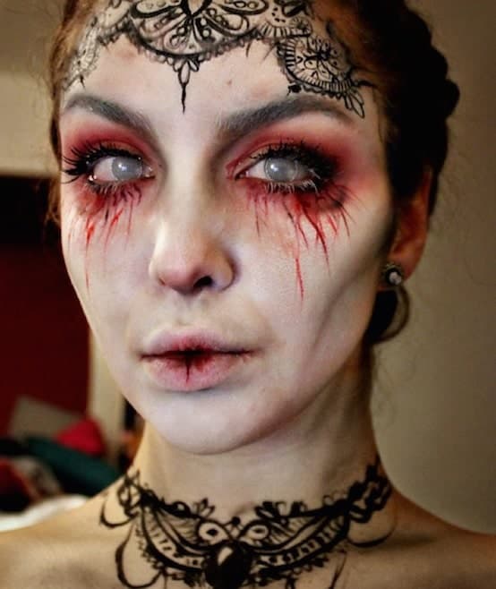 cool vampire makeup ideas for women